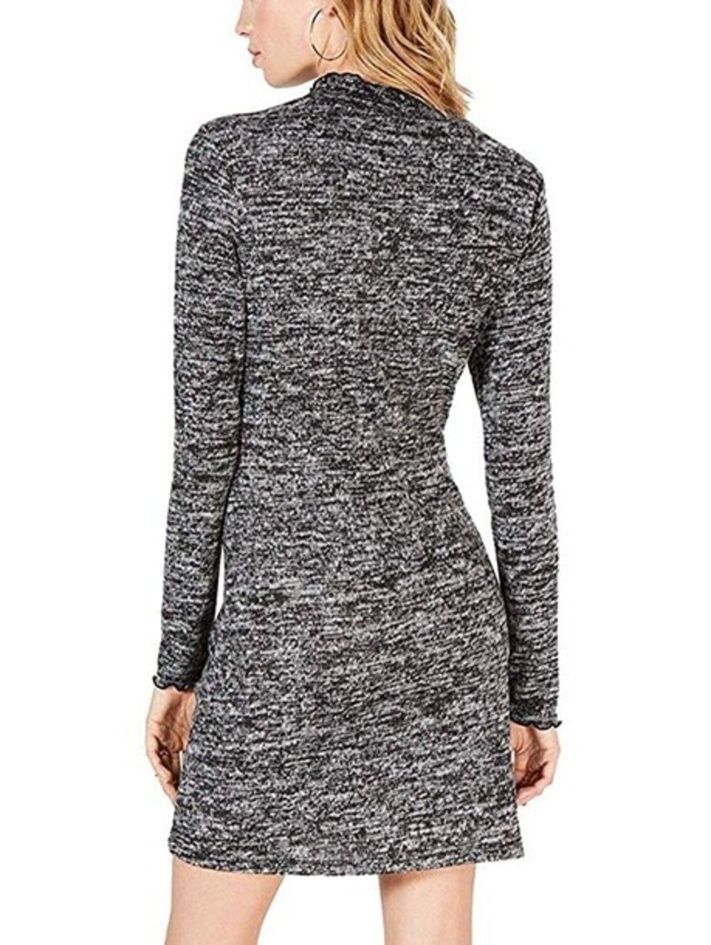 Ultra Flirt Juniors Sketchbook Roses Mock Neck Dress Size L - Picture 3 of 3